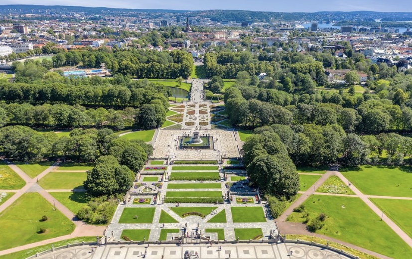 Frognerparken innen 10 minutters gange